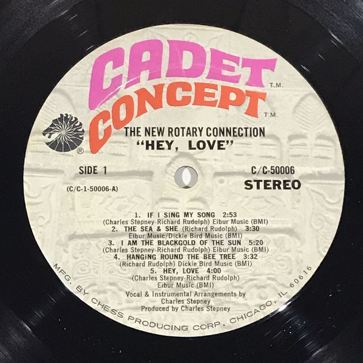 希少USオリジナル盤 THE NEW ROTARY CONNECTION / “HEY, LOVE” CADET CONCEPT US ORIGINAL PRESS MINNIE RIPERTON在籍I AM THE BLACKGOLD_画像8