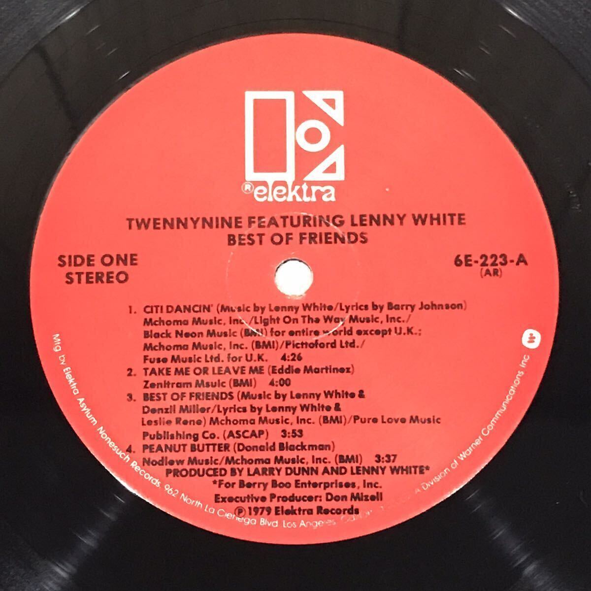  rare sticker + shrink attaching USo Rige record TWENNYNINE feat LENNY WHITE /BEST OF FRIENDS *MORNING SUNRISE~ DON BLACKMAN WELDON IRVINE