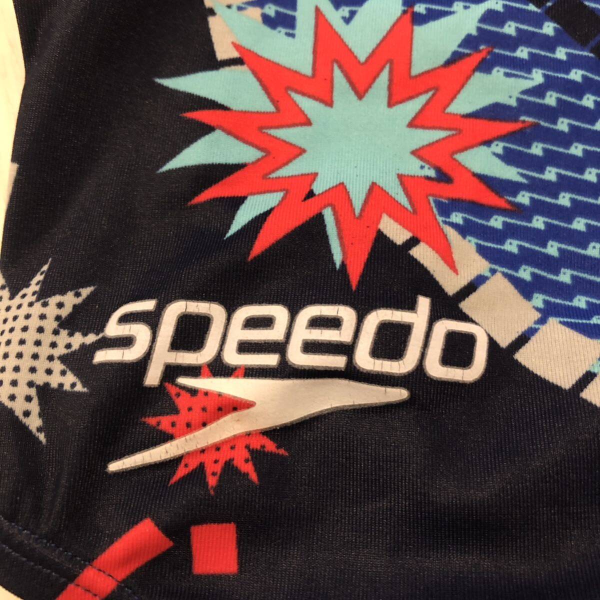 speedo スピード 競泳水着 Sサイズ ハイレグオープンバック の画像3