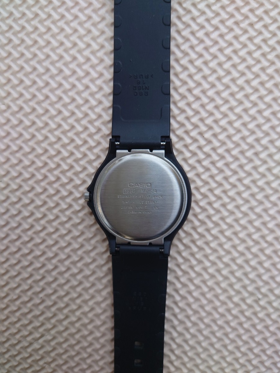 【現状品】CASIO STANDARD 腕時計 アナログ MQ-24 カシオ チープカシオ 黒 ブラック メンズ レディース ユニセックス 3針 クォーツ_画像7