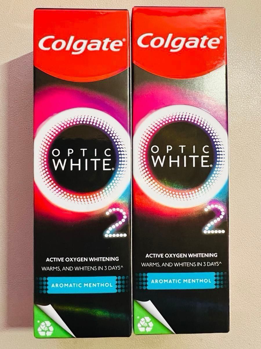 【使用期限かなり先！】コルゲート Colgate OPTIC WHITE O2 2個セット