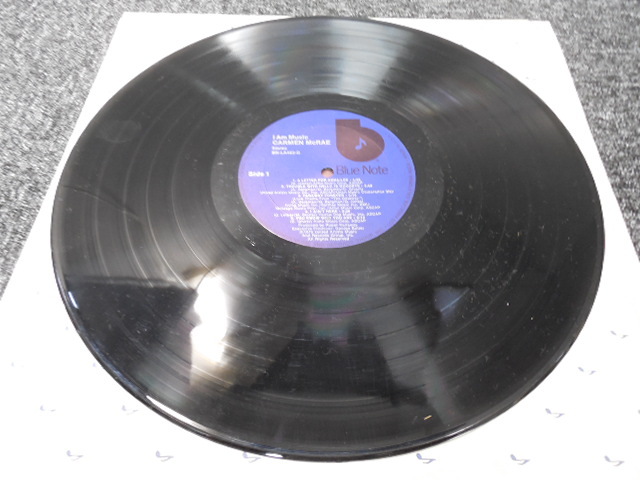 CARMEN McRAE・カーメンマクレエ / I AM MUSIC (BN・黒音符・US盤)     LP盤・BN-LA462-Gの画像4