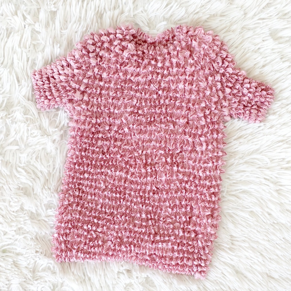 ★美品★【L】ポップコーン　半袖　トップス　Tシャツ　カットソー　ピンク