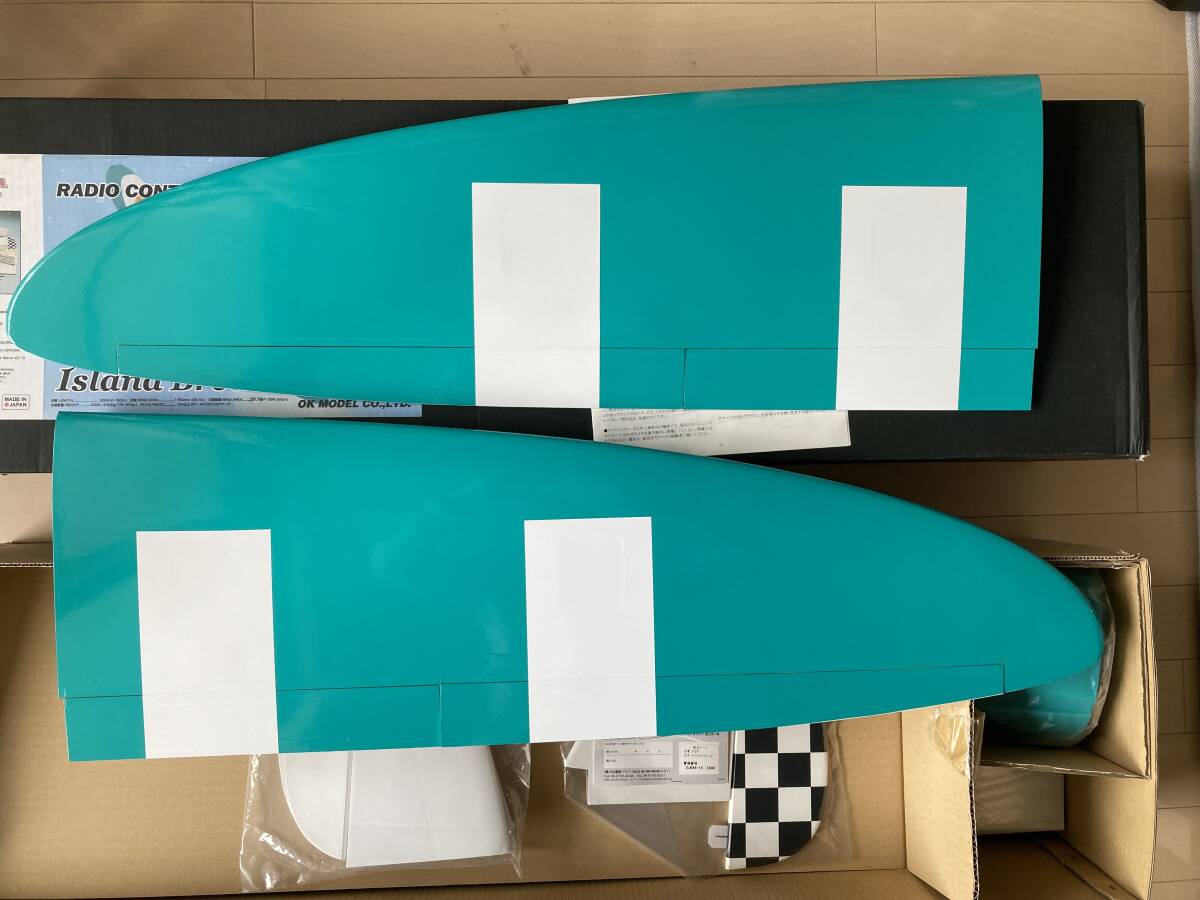 ラジコン飛行機 OK模型 PILOT アイランドブリーズ ターコイズ(新品)の画像5