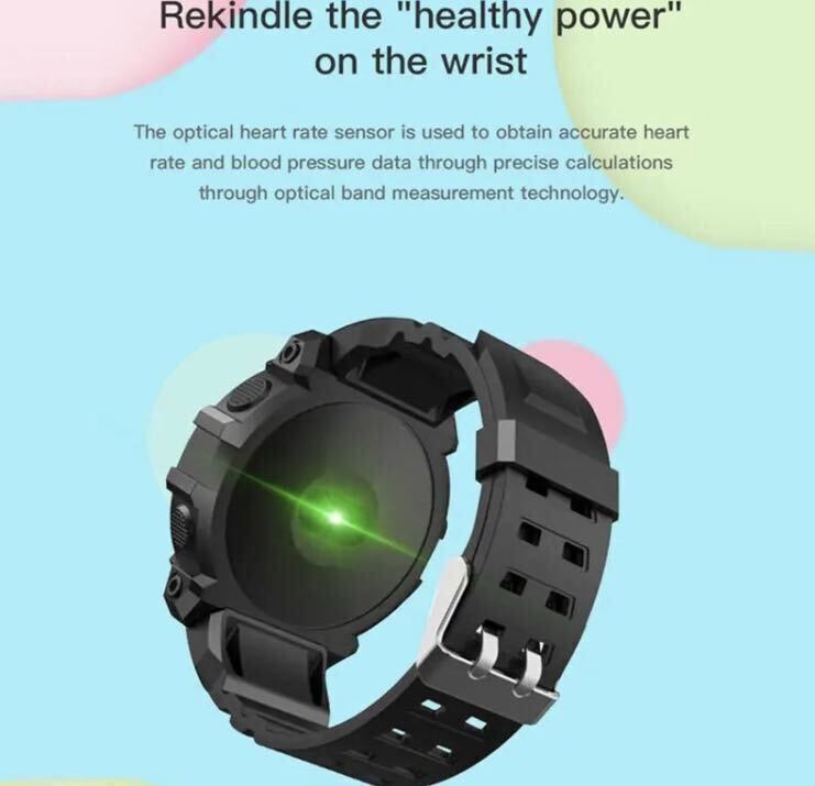 [1 jpy ] recent model new goods smart watch SPORTS GEAR black Bluetooth camp outdoor waterproof tough clock digital sports gear 