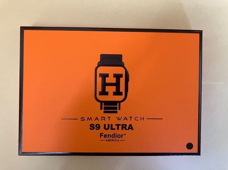 【1円】最新型 新品 スマートウォッチ ULTRA 黒 2.2インチ 健康管理 音楽 スポーツ 防水 血中酸素 Android iPhone対応_画像2