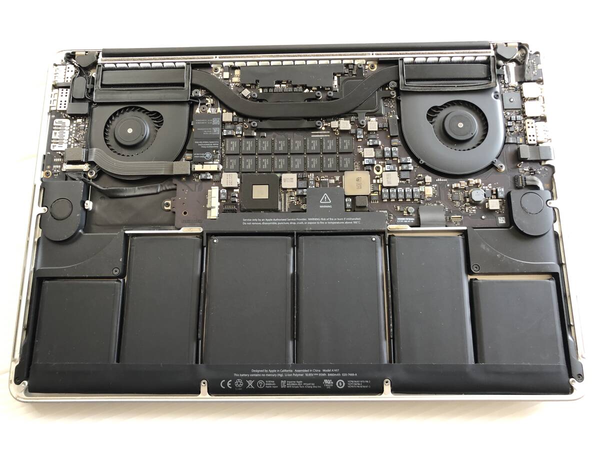 ジャンク扱い　Apple MacBook Pro Retina Mid 2012 A1398 i7　3820QM　16GB　GT650M 15.4インチ 部品取り 研究用に_画像6