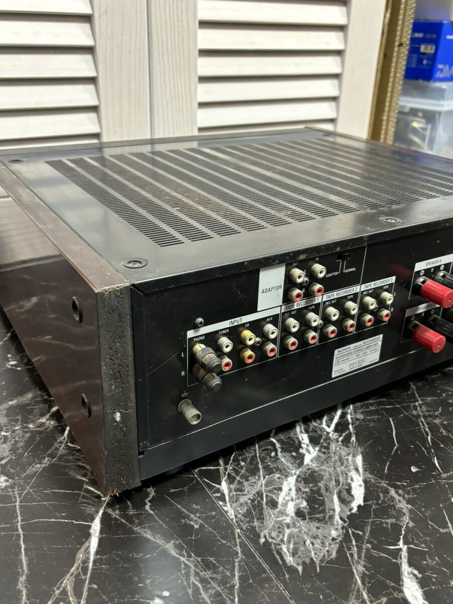 SONY プリメインアンプ TA-F333ESXⅡ 通電のみ確認 オーディオ機器 _画像9