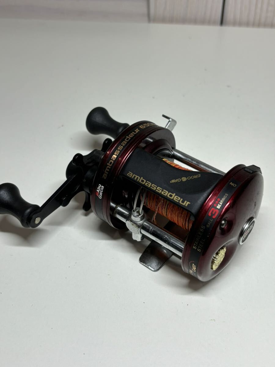 Abu Garcia ambassadeur アブガルシア アンバサダー ベイトリール 6500-C3 2SPEED 釣具_画像1