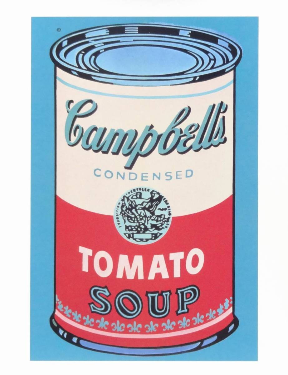 新品☆額付アートポスター★絵画☆andy warhol★アンディ・ウォーホル☆キャンベル☆Colored Campbells soup can☆14_画像2