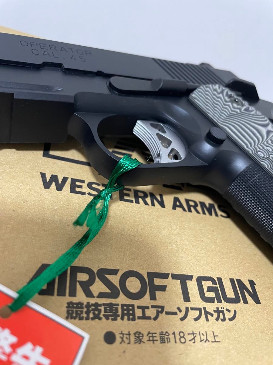 【新品未使用】WA   ELITE OPERATOR 実物G10グリップ付　ガスガン     エリート・オペレーター　SFA