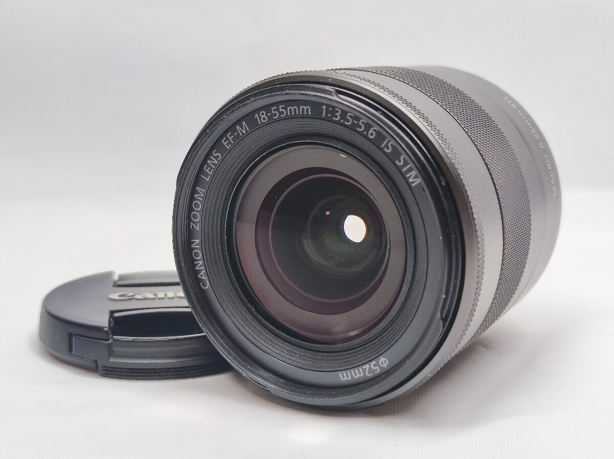 ★極上美品★CANON キヤノン EF-M 18-55 F3.5-5.6 IS STM　#287#068#055