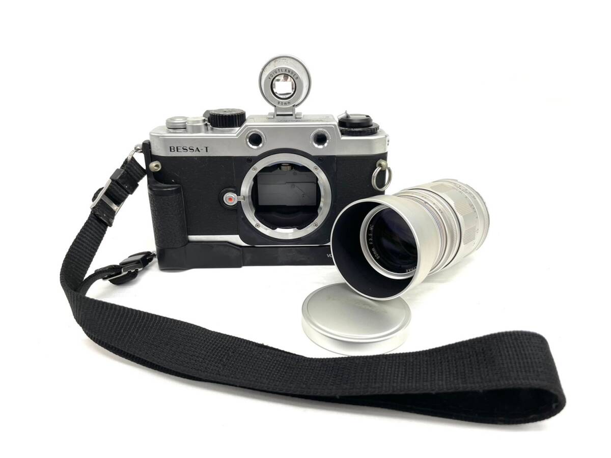 FM2*20　Voigtlander　フォクトレンダー　BESSA-T　APO-LANTHAR　90㎜　F3.5　MC　レンジファインダー　フィルムカメラ レンズキャップ付き_画像1