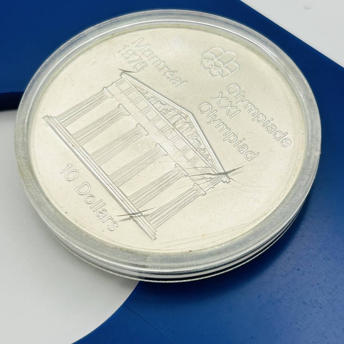 【A353】銀貨　モンロチオールオリンピック　1976年　貨幣セット　記念硬貨　5ドル　10ドルセット　保管品_画像7