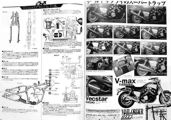 陸王 特集掲載 雑誌　　750 / 1200 R型 VFE-L TS型 97式 側車　12ページ_画像8