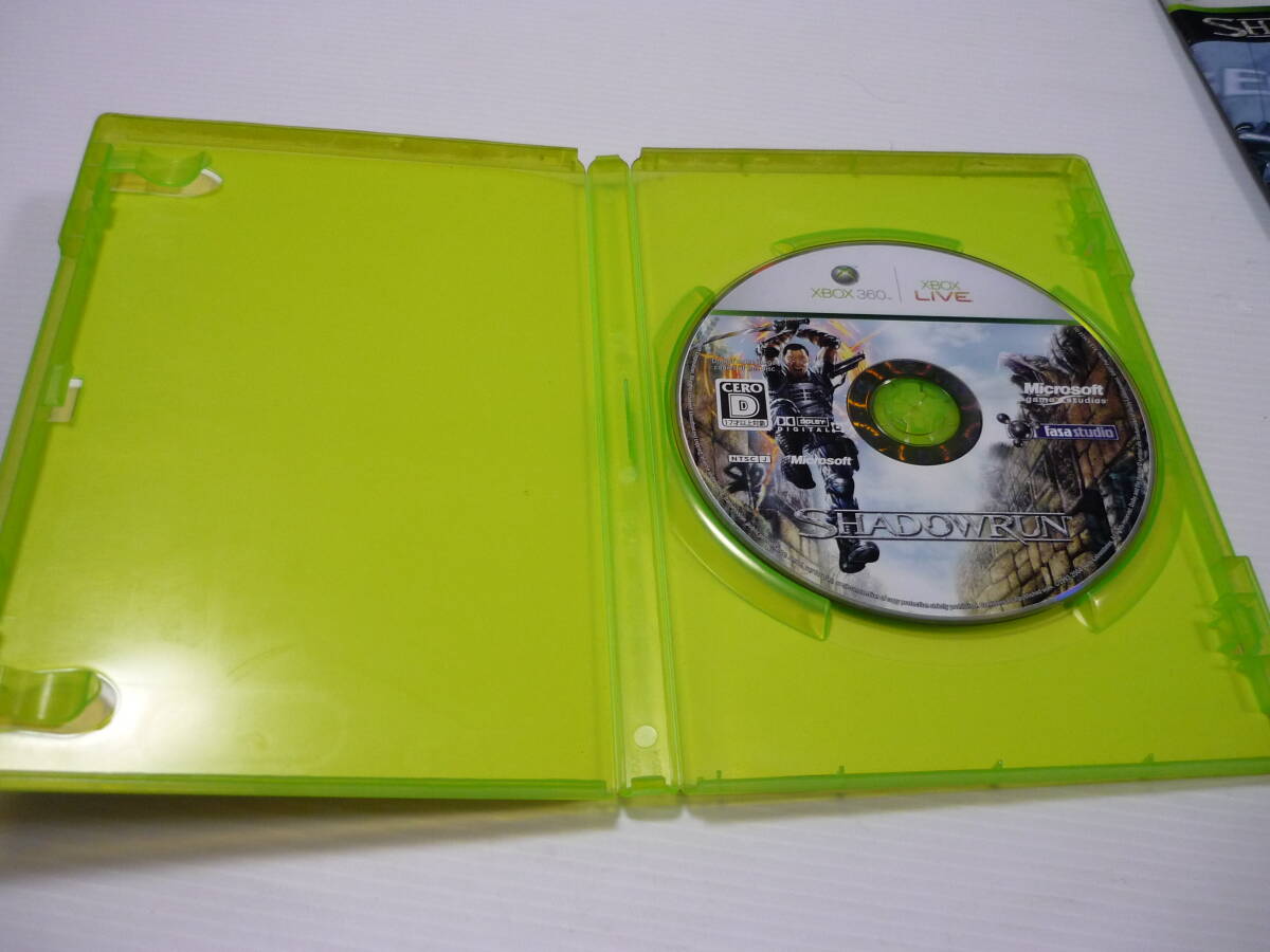 [管00]【送料無料】ゲームソフト XBOX360 Shadowrun シャドウラン エックスボックス ソフト