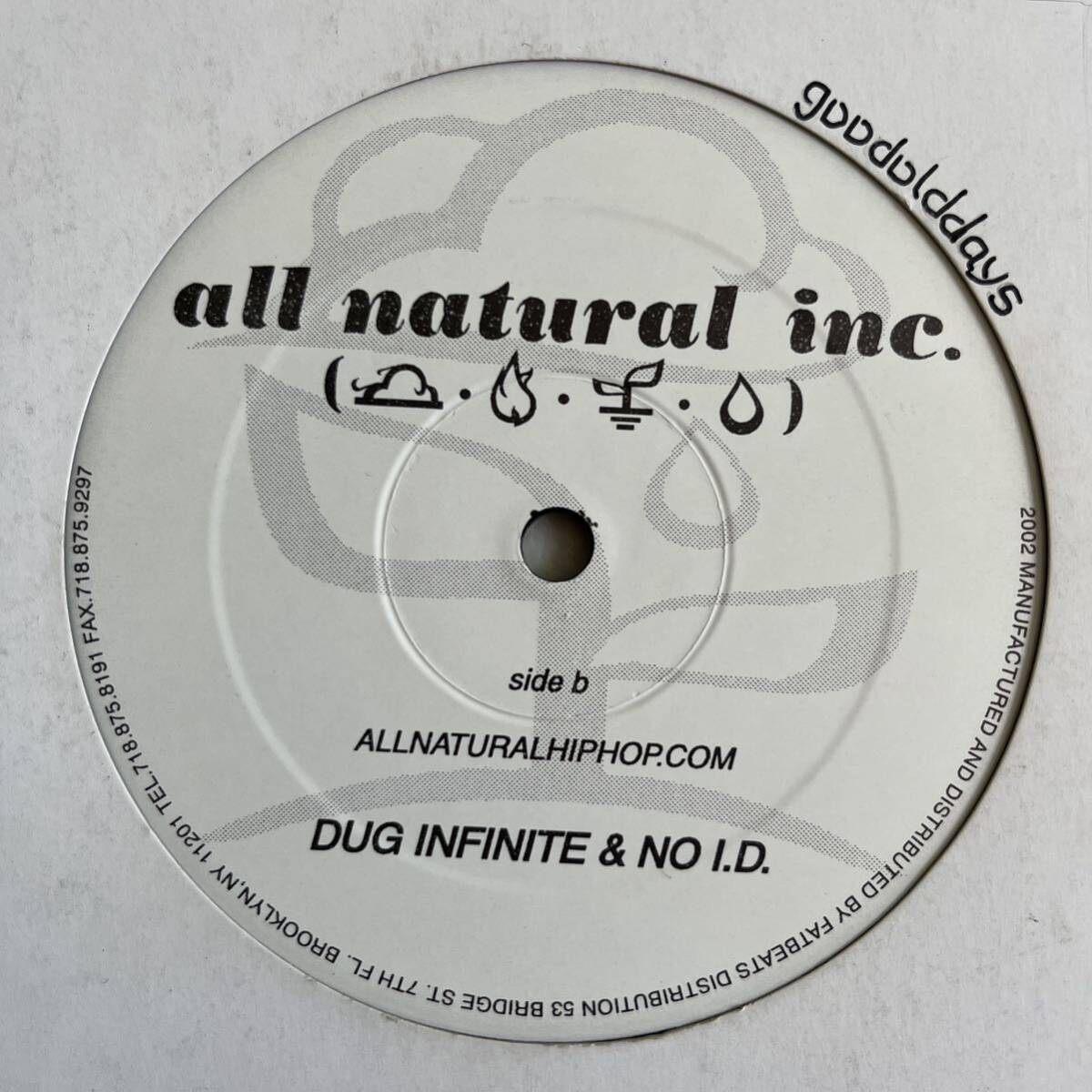 Dug Infinite & No I.D. - The Sampler Vol. 1 (プロモ 2LP) (Promo)_画像2