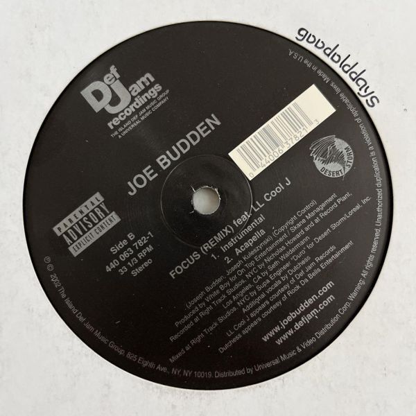 Joe Budden Feat. LL Cool J & Introducing Dutchess - Focus (Remix)_画像3