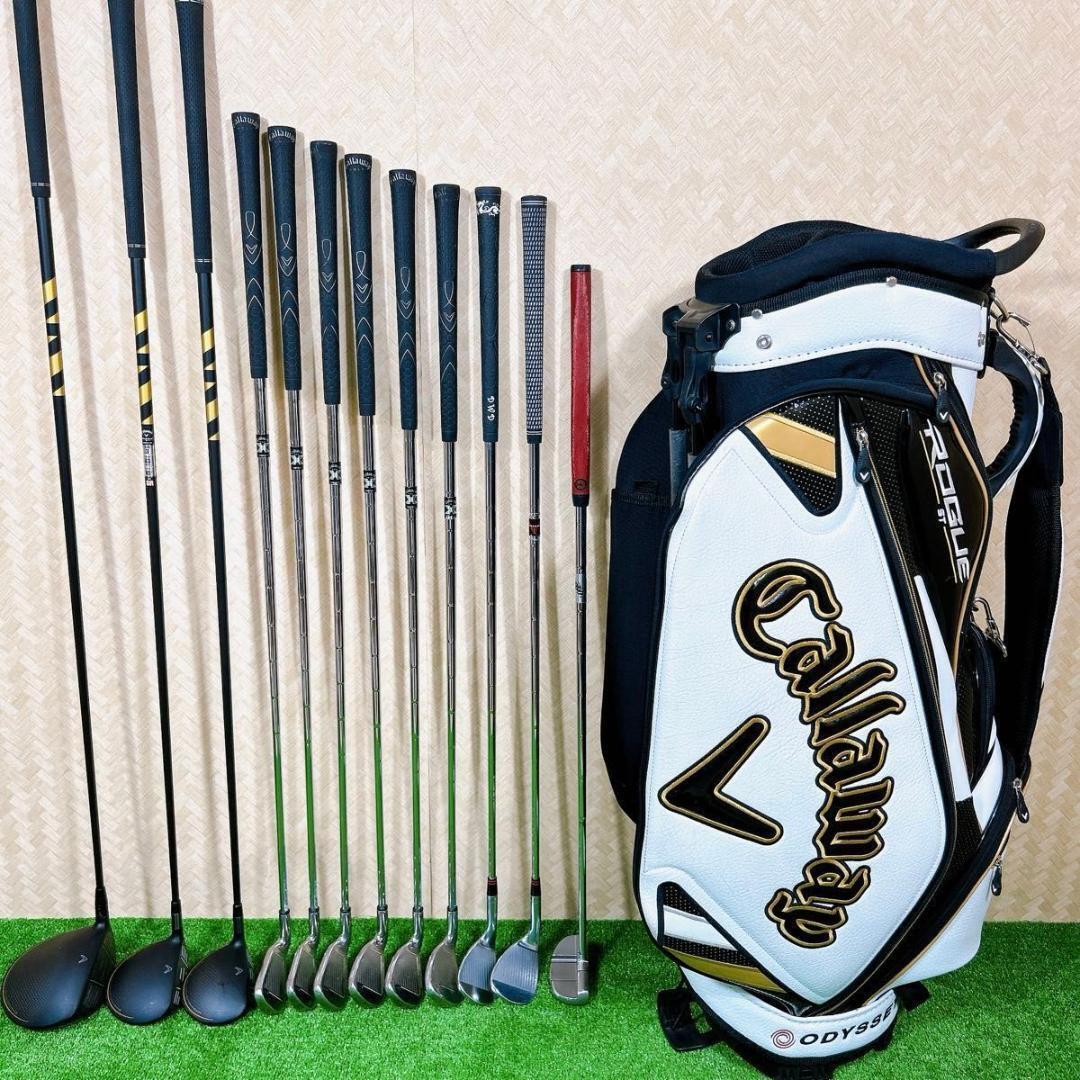 高年式　Callaway　キャロウェイ Rogue　st　max　ローグ ST マックス 12本セット メンズ　FLEX　SR　ゴルフ 初心者_画像2