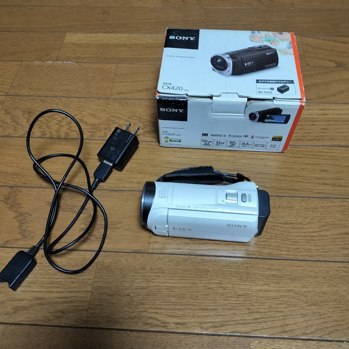 【SONY ソニー 2014年製】デジタルビデオカメラ HDR-CX420 中古品_画像1