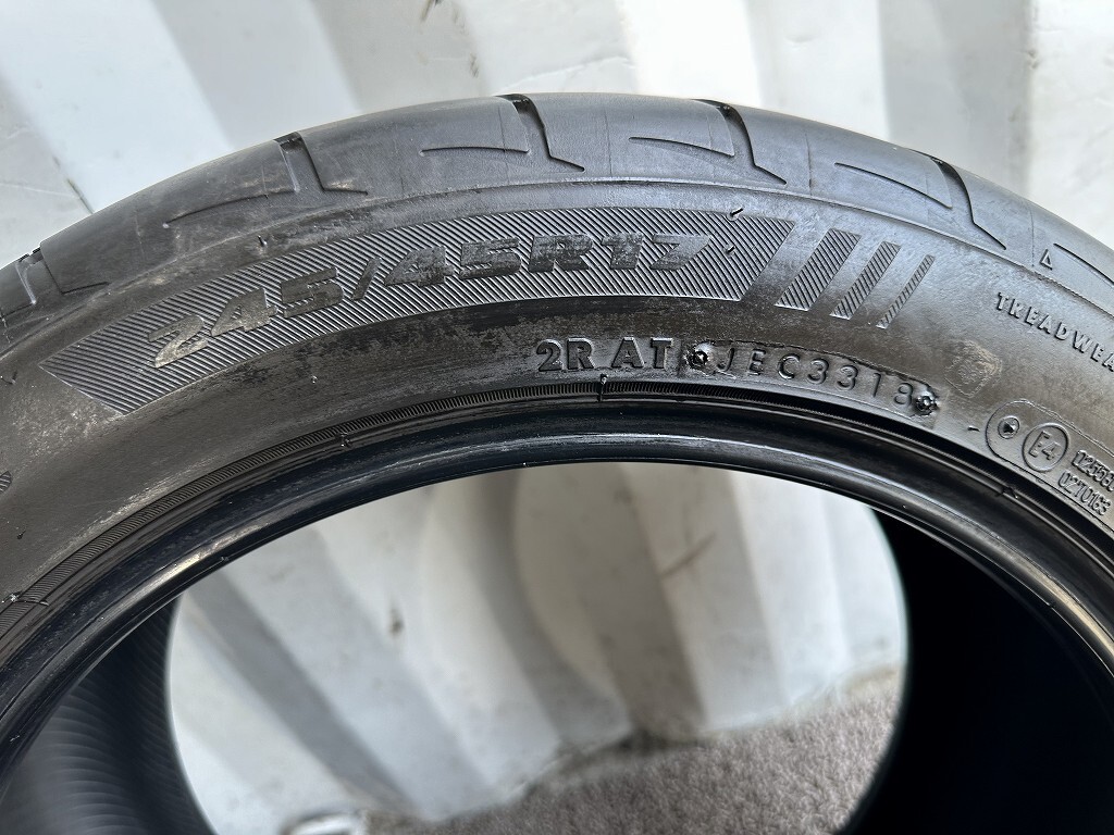 245/45R17 95W 4本 BRIDGESTONE POTENZA RE003 Adrenaline【中古/埼玉より発送/R65】_画像9