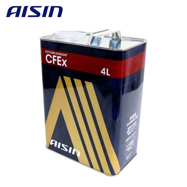 送料無料 AISIN アイシン精機 CVTフルード EXCELLENT エクセレント CFEx 4L缶 CVTF7004 CVTF CFE 4L コンティニュアスリー バリアブル_画像1