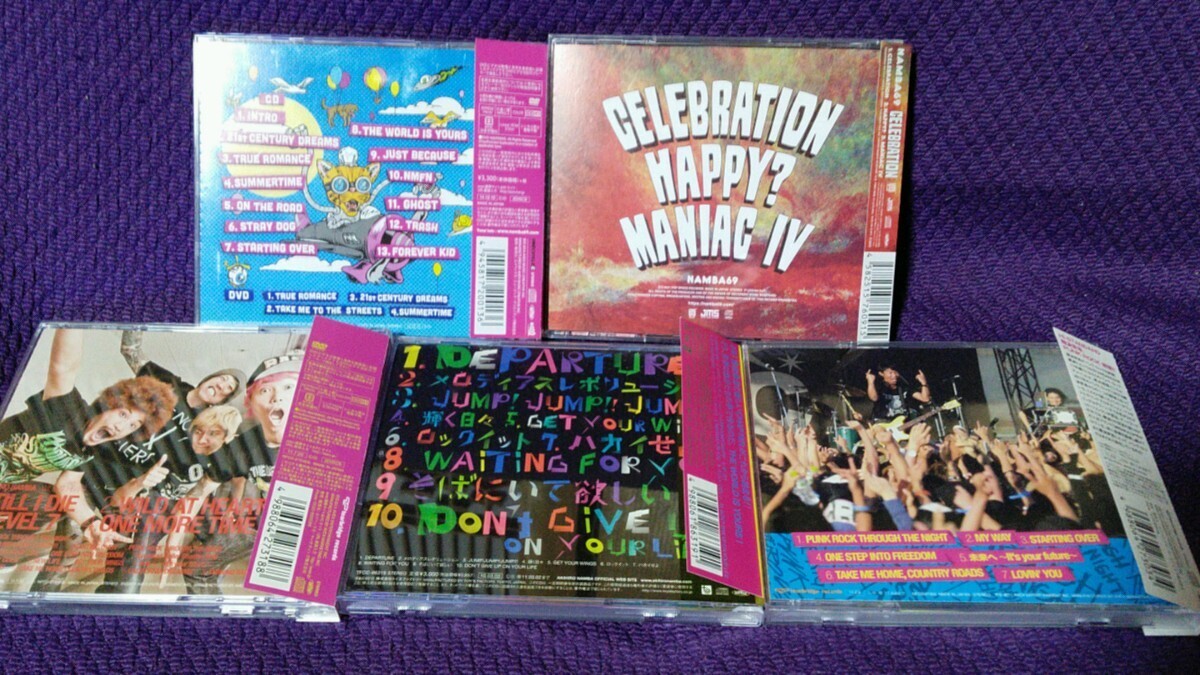 帯有中古CD Namba69 難波章浩 /CELEBRATION / 21st CENTURY DREAMS / PUNK ROCK THROUGH THE NIGHT / WILD AT HEART / THE WORLD iS YOURS!_画像2