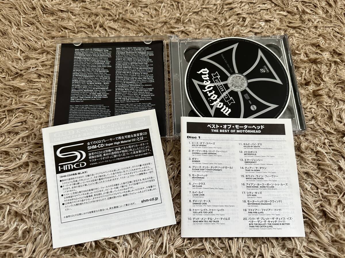 CD ベスト・オブ・モーターヘッド THE BEST OF MORTORHEAD 国内盤 SHM-CD 2枚組 廃盤_画像2