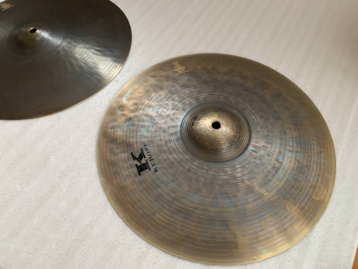 Zildjian（ジルジャン）　　K KEROPE 14インチ　ハイハットシンバル　ペア　中古品_画像6