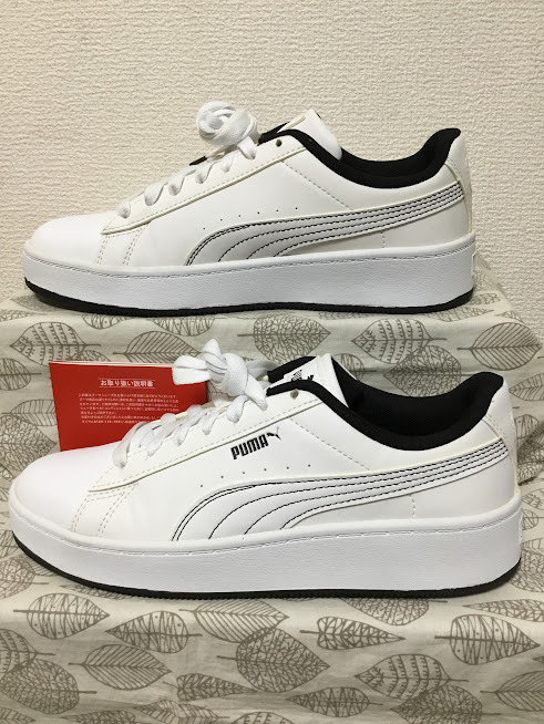 ◎美品 送料込◆24.5 プーマ PUMA スニーカー 白 05◆0515