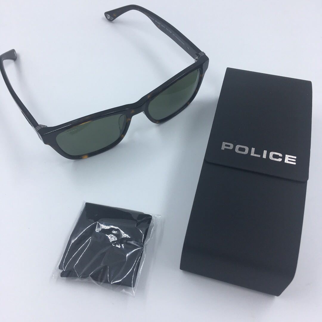 POLICE ポリス 偏光サングラス 新品未使用　SPLC63J 722P ブラウン　紫外線カット　Police