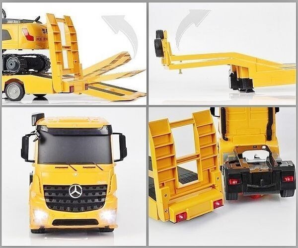 [ total length 860mm]2.4GHz 1/20 scale super large heavy equipment forwarding large trailer radio-controller * trailer radio-controller * out-of-service car radio-controller * carrier car *