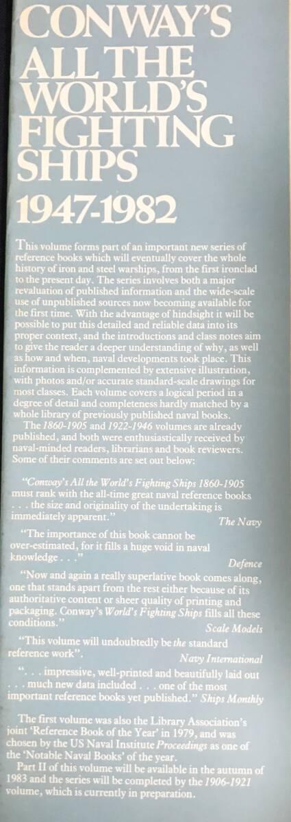英語洋書 コンウェイ 全世界の戦艦 1947-1982 年 第1巻 : 西側諸国 Conway's All the World's Fighting Ships 地政学 海軍戦略 NATO(戦記、ミリタリー)|売買されたオークション情報、yahooの商品情報を ノンフィクション、教養 英語洋書 コンウェイ 全世界の戦艦 1947-1982 年 第1巻 : 西側諸国 Conway's All the World's Fighting Ships 地政学 海軍戦略 NATO(戦記、ミリタリー)|売買されたオークション情報、yahooの商品情報を ノンフィクション、教養