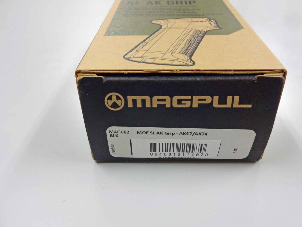 【未使用】MAGPUL MOE SL AK GRIP BLACK - AK47/AK74 MAG682BK マグプル 実物 グリップ ブラック