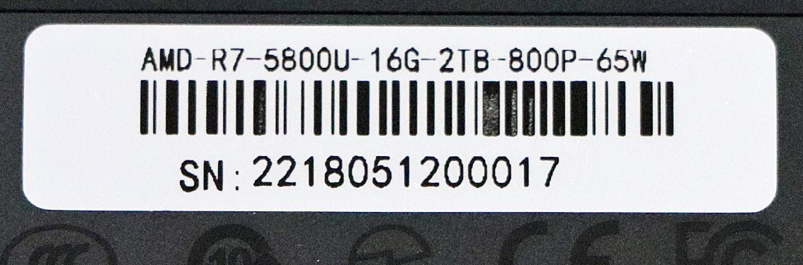 S* б/у товар *ge-mingUMPC ONEXPLAYER mini 7 type Ryzen версия AMD Ryzen7 5800U 1.90GHz/ память 16GB/SSD2TB/Windows11Home One-Netbookdok есть 