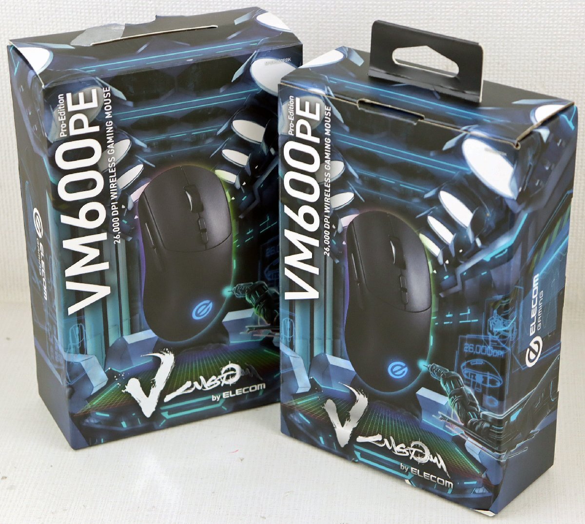 S★中古品★PC周辺機器 『V custom VM600PE ワイヤレスゲーミングマウス』 ELECOM/エレコム USB2.4GHz無線/有線両対応_画像1