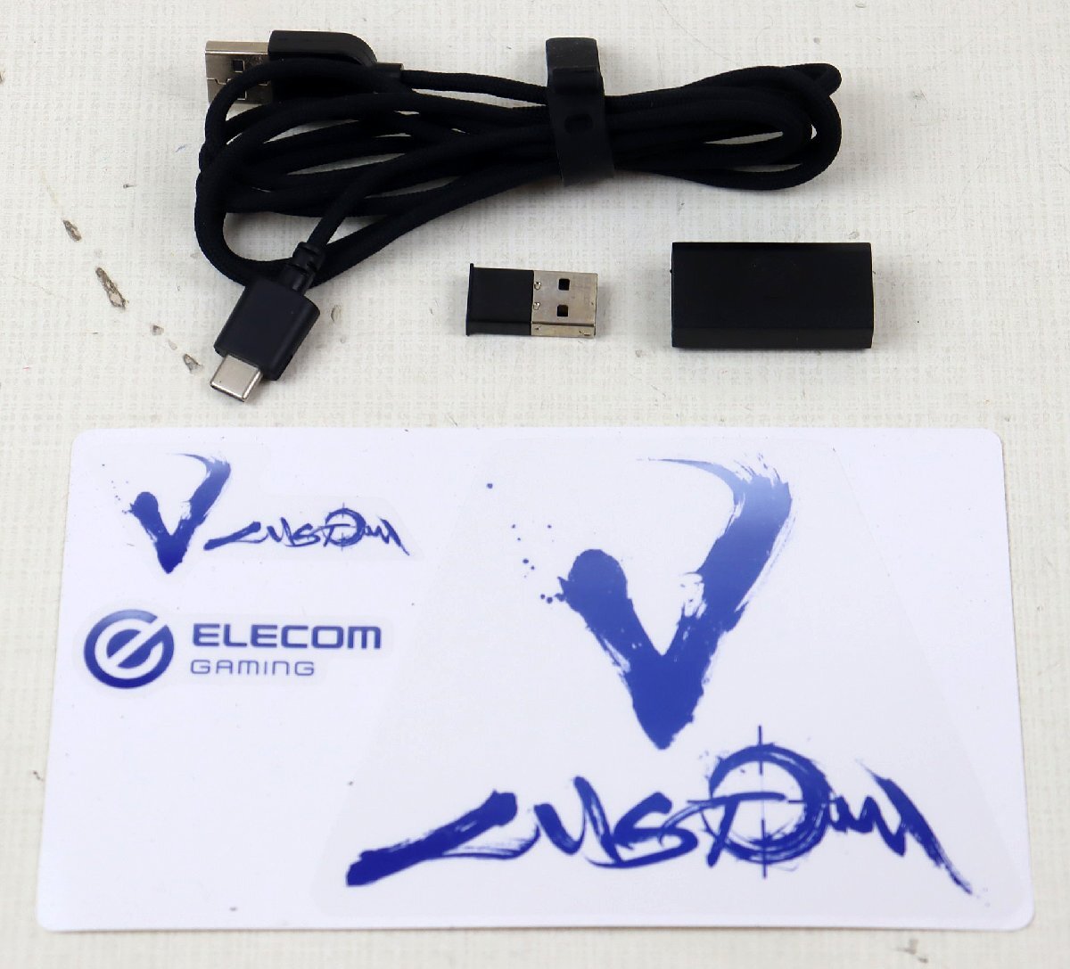 S★中古品★PC周辺機器 『V custom VM600PE ワイヤレスゲーミングマウス』 ELECOM/エレコム USB2.4GHz無線/有線両対応_画像6