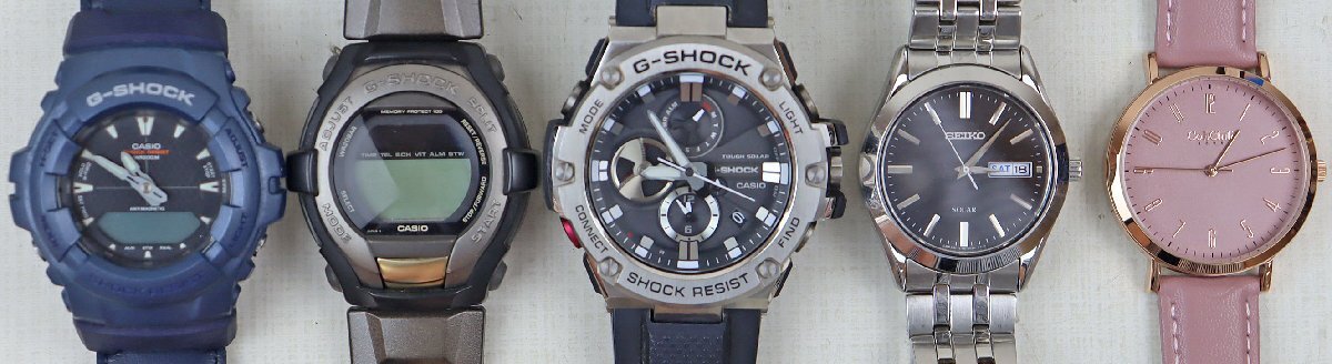 S* утиль *[ наручные часы 10 позиций комплект ] продажа комплектом G-SHOCK G-101L-2AVMDR/DW-5600EG-9V CASIO/SEIKO/ColiChili/IEKE/La moderna др. 