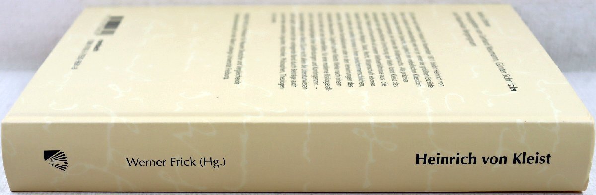 S◆中古品◆洋書 『Heinrich von Kleist Neue Ansichten eines rebellischen Klassikers』 9783793096818 著:C.F.Reinhold Rombach Verlag_画像2