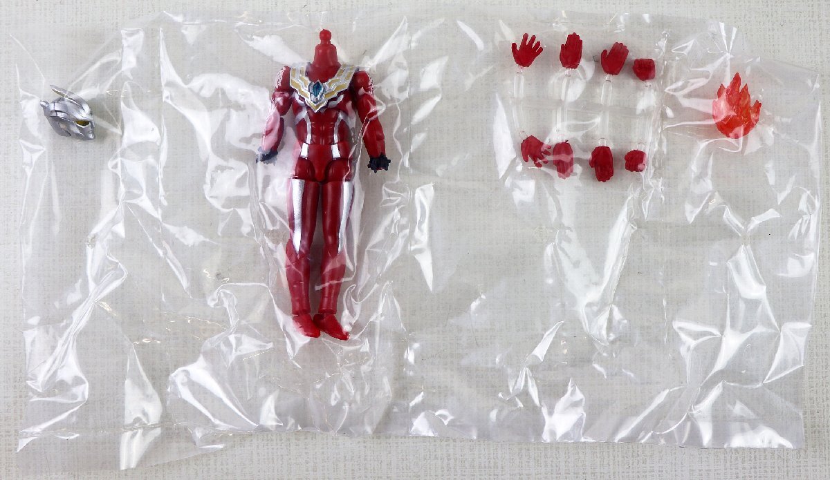 S♪中古品♪食玩 フィギュア 超動α ウルトラマン2 『ウルトラマンレグロス』 BANDAI/バンダイ ※ガムは抜いてあります/ビニール未開封_画像3