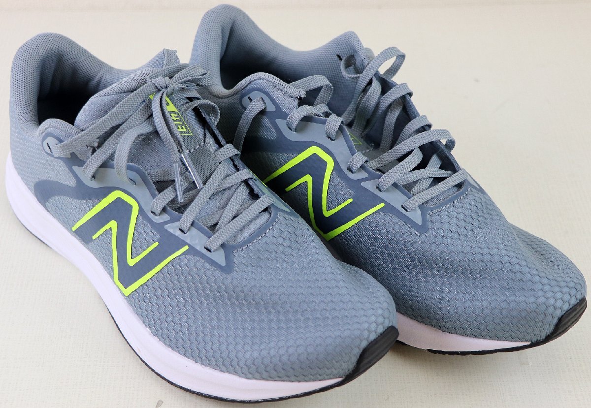 S♪中古品♪ランニングシューズ 『2E M413GY2 (グレー/イエロー) 26.5cm』 New Balance ジョギング/ウォーキングシューズ スニーカー NB_画像1