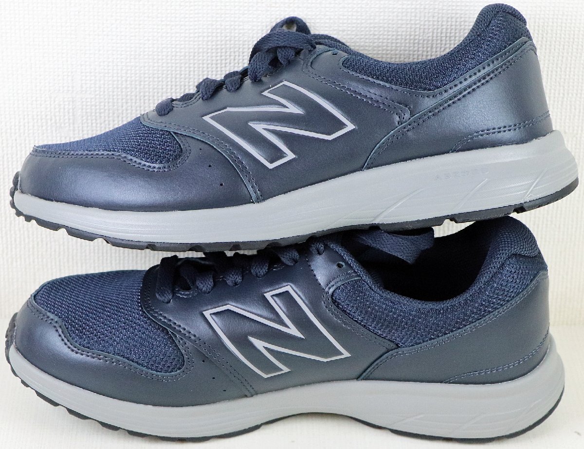 S◇中古品◇ウォーキングシューズ 25.0cm 4E NB WALKING550 MW550NV4 ニューバランス/new balance メンズ ワイド ネイビー 本体のみ_画像5