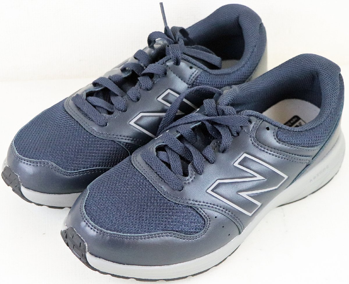 S* secondhand goods * walking shoes 25.0cm 4E NB WALKING550 MW550NV4 New balance /new balance men's wide navy body only 