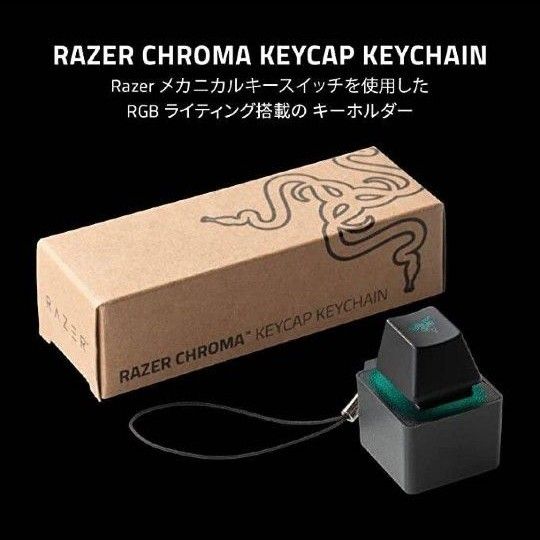 非売品 新品 レイザー　キーキャップ　キーチェーン  Razer Chroma Keycap Keychain　キーボード