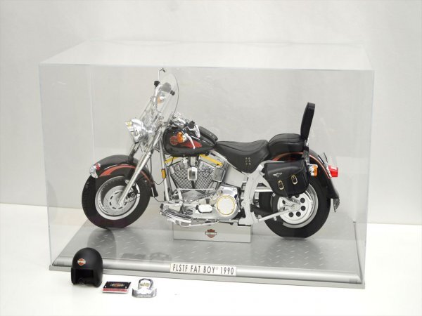 KM562* junk *tia Goss tea ni Harley Davidson FLSTF Fat Boy 1990 year 1/4 scale bike plastic model 