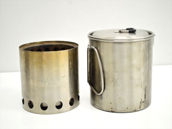 KM563* present condition goods *SOLO STOVE Solo stove Titan /. fire pcs & pot camp fire -