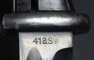 WW2 ドイツ軍K98k小銃　銃剣　1941年製_画像4