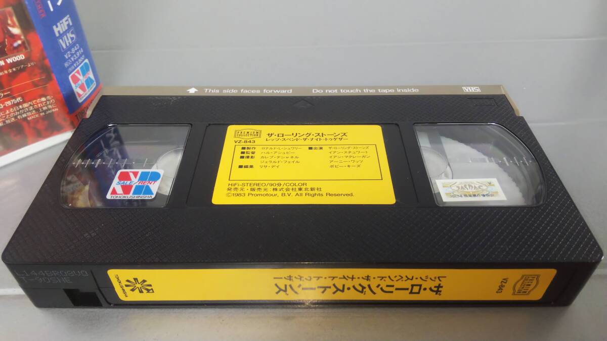 VHS セル版 ビデオ ローリングストーンズ LET'S SPEND THE NIGHT TOGETHER レッツ・スペンド・ザ・ナイト・トゥゲザー THE ROLLING STONES