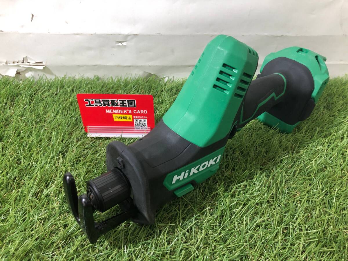 中古品 電動工具 ★HiKOKI 18V コードレスセーバソー CR18DA(NN) CR18DA-NN 本体のみ.木工 木材加工.切断 IT44K1BNL5S4