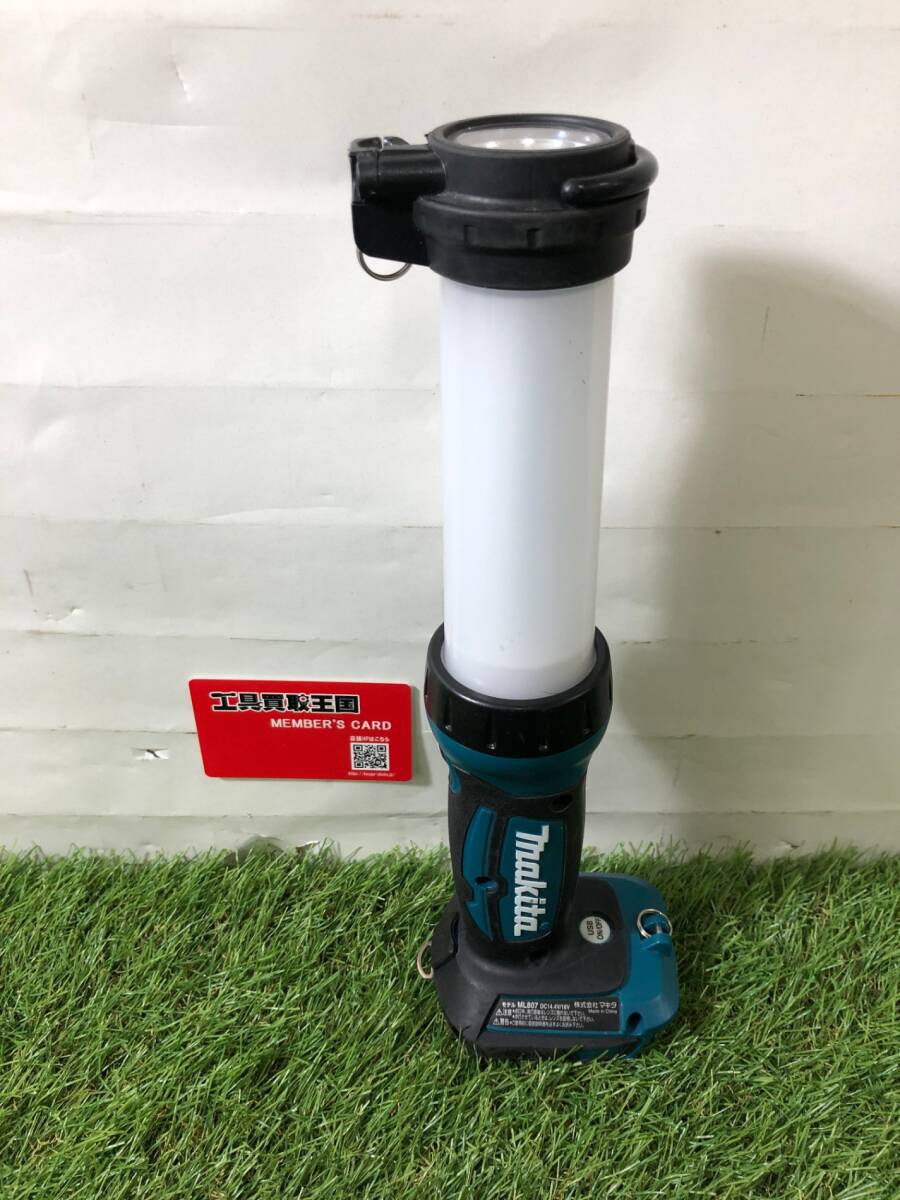 中古品 電動工具 makita(マキタ) 14v/18v充電式LEDワークライト (本体のみ) ML807 電気 作業灯 暗所作業照明 ITJ3L33OF3VC_画像4